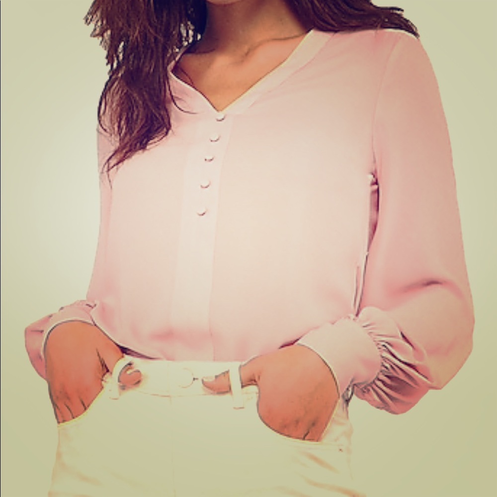 Express Button Front Blouse